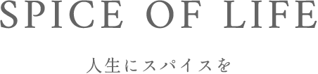 人生にスパイスを